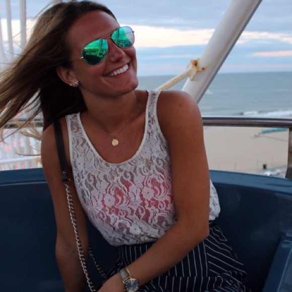 J Crew Pin Stripe Skirt - Picture 7 of 8